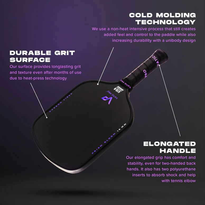 Vatic Pro Pickleball Racket - PRISM Bloom