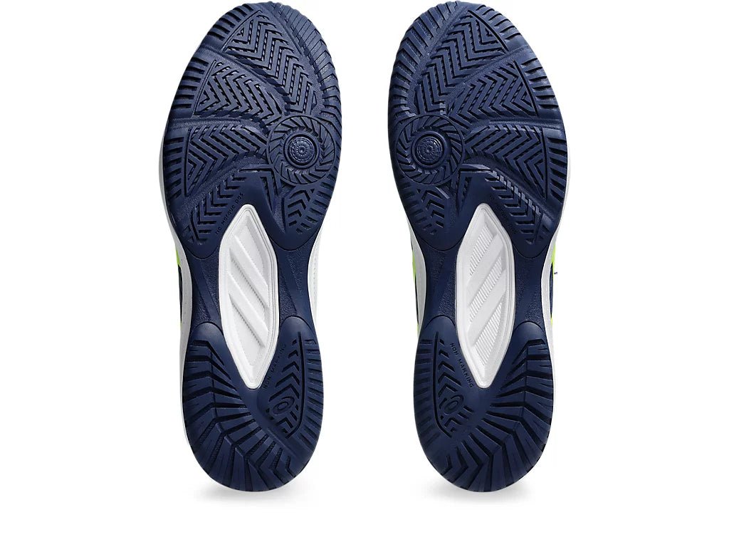 Pickleball Shoes Asics Upcourt 6 Blue Expense / Safety Yellow (For Men)